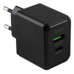 Купити Мережевий Зарядний Пристрій Hoco CS14A 1USB-C/1USB PD/QC 20W+Type-C to Lightning