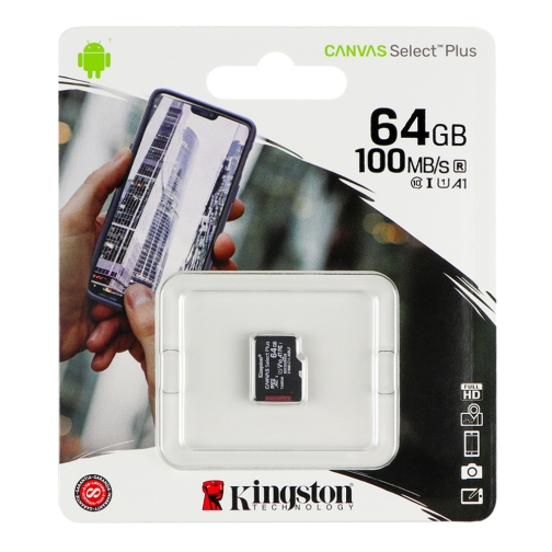Купити Карта Пам'яті Kingston Canvas Select Plus microSDXC (UHS-1) 64gb 10 Class