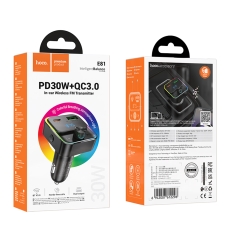 Купити FM-трансмітер Hoco E81 Fantasy PD30W+QC3.0 18W Total 30W