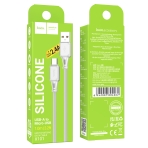 Купити Кабель USB Hoco X101 Assistant Silicone Micro 2.4A 30шт., 2