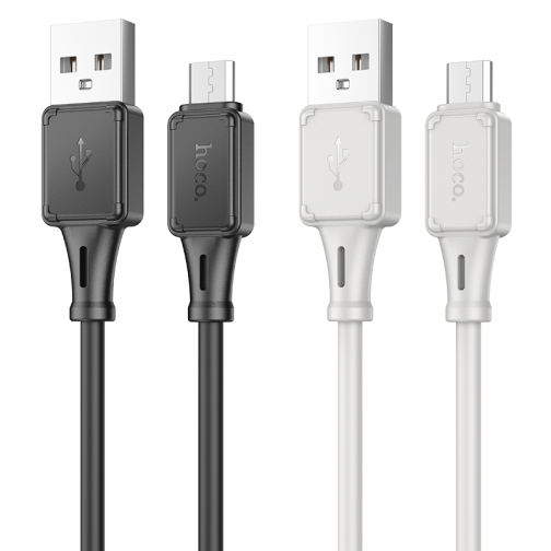 Купити Кабель USB Hoco X101 Assistant Silicone Micro 2.4A 30шт., 6