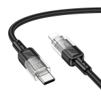 Купити Кабель USB Hoco U129 PD27W Type-C to Lightning 1.2m, 4