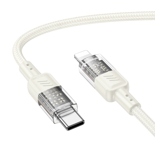 Купити Кабель USB Hoco U129 PD27W Type-C to Lightning 1.2m, 5