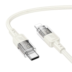 Купити Кабель USB Hoco U129 PD27W Type-C to Lightning 1.2m, 5