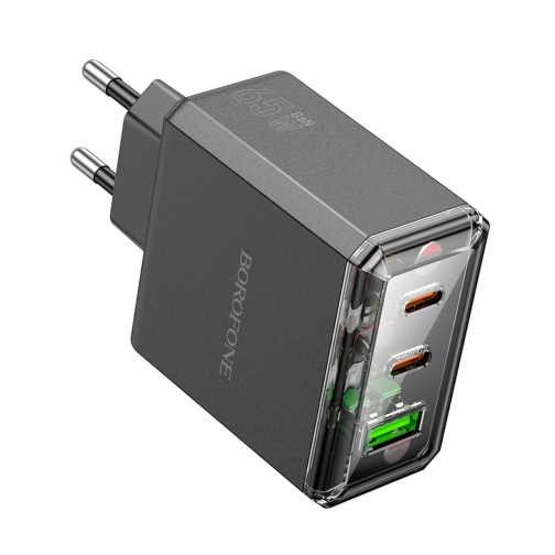 Купить Сетевое Зарядное Устройство Borofone BAS34A 2Type-C/1USB PD/QC 65W, 4