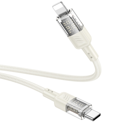 Купити Кабель USB Hoco U129 PD27W Type-C to Lightning 1.2m, 7