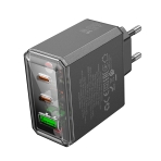 Купить Сетевое Зарядное Устройство Borofone BAS34A 2Type-C/1USB PD/QC 65W, 5