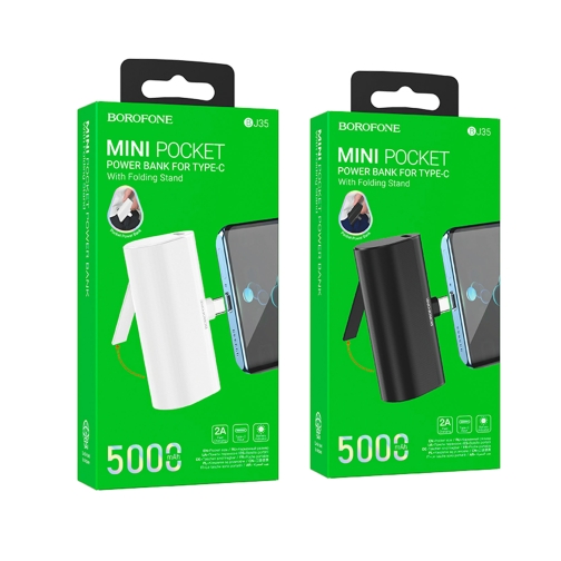 Купить Power Bank Borofone BJ35 Pocket Type-C 5000mAh, 2