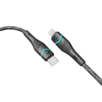 Купити Кабель USB Ridea RC-RL15 RGB Light Type-C to Lightning 30W 1.2m, 5