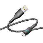 Купити Кабель USB Ridea RC-RL15 RGB Light MicroUSB 3A 1.2m, 6