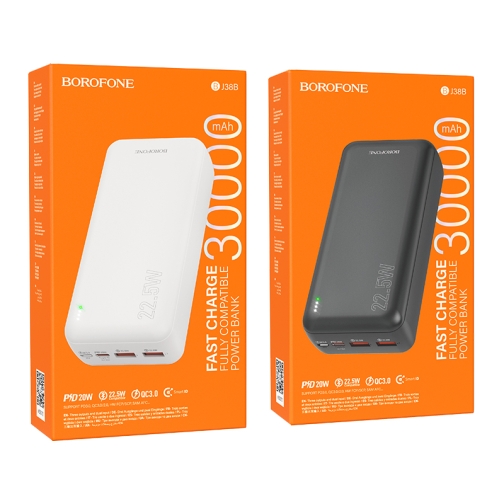 Купить Power Bank Borofone BJ38B Power 22.5W+PD20W 30000 mAh, 2