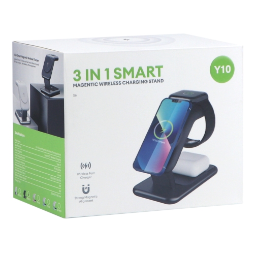 Купить Беспроводное Зарядное Устройство JJT-Y10 с MagSafe 3in1 15W, 4