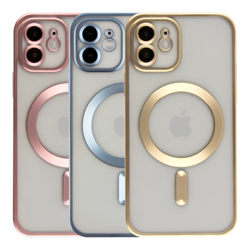 Купити Чохол TPU Metallic Chrome Full Camera with Magsafe для iPhone 11