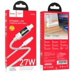 Купити Кабель USB Hoco U126 PD27W Type-C to Lightning 1.2m, 3