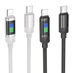 Купити Кабель USB Hoco U126 PD27W Type-C to Lightning 1.2m, 6