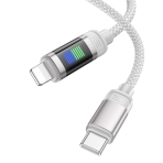 Купити Кабель USB Hoco U126 PD27W Type-C to Lightning 1.2m, 7