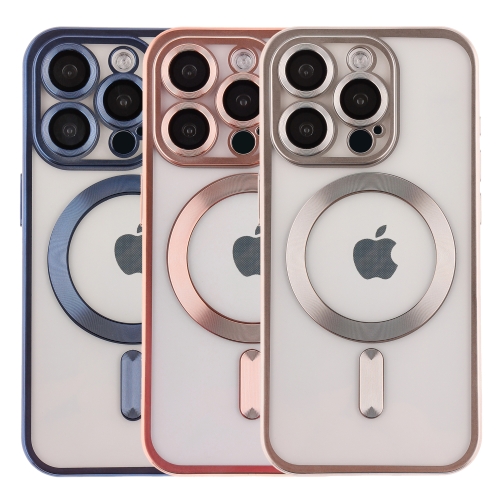 Купить Чехол TPU Metallic Chrome Full Camera with Magsafe для iPhone 15 Pro Max