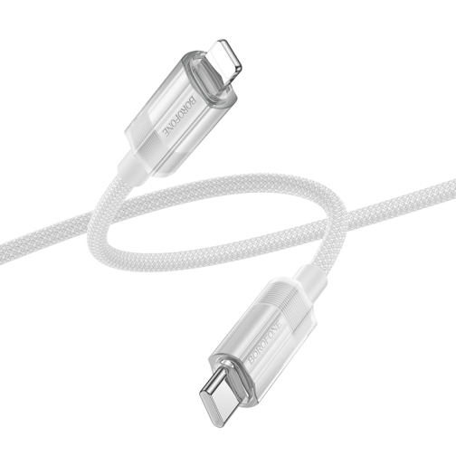 Купить USB Borofone BU44 Sincero PD27W Type-C to Lightning 1.2m, 5