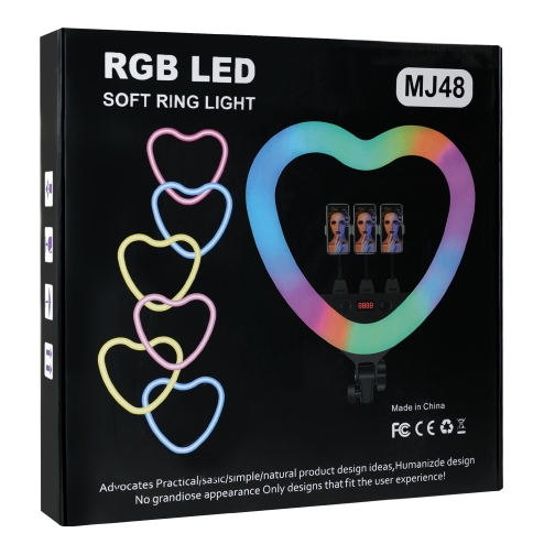 Купить Лампа RGB MJ48 48cm Remote (Heart Style) мятая упаковка, 2