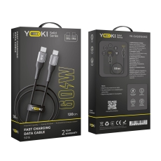 Купить USB YOKI SOLID YK-SO15 Type-C to Type-C 60W 1.2m