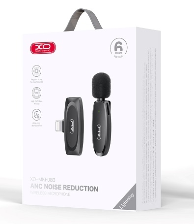 Купити Мікрофон Петличний Бездротовий  XO MKF08B Lightning, 2