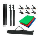 Купить Набор Puluz PKT5205 3 Фона 2 Стойки 1 Штанга Сумка Зажимы, 2