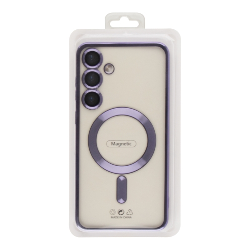 Купить Чехол TPU Metallic Full Camera with Magsafe для Samsung Galaxy S24 5G (S921), 9