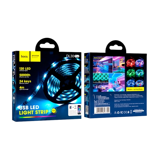 Купити LED Стрічка Hoco DL30 Plus 4м 5050, 4