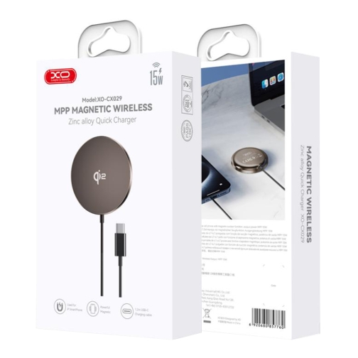 Купити Бездротовий Зарядний Пристрій XO CX029 QI2 Magnetic Wireless 15W, 2