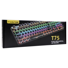 Купити Клавіатура TWolf T75 punk LED Blue Switch