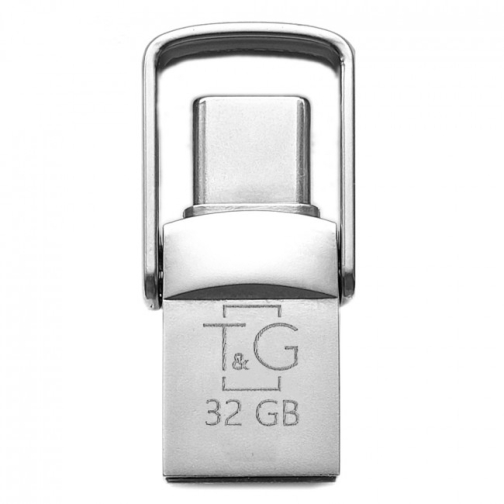 Купити USB OTG флеш-накопичувач -Type C 32GB T&G металева серія 104, 2