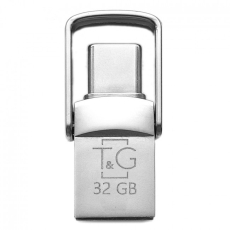 Купить USB OTG T&G 2&1 Type C 32GB Metal 104