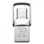 Купити USB OTG флеш-накопичувач -Type C 32GB T&G металева серія 104, 2