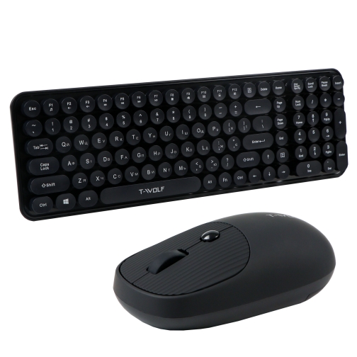 Купити Бездротова Клавіатура і Миша TWolf TF350 Black