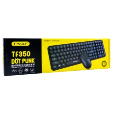 Купити Бездротова Клавіатура і Миша TWolf TF350 Black