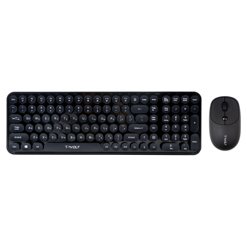 Купити Бездротова Клавіатура і Миша TWolf TF350 Black, 3