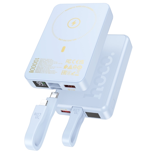 Купити Універсальна Мобільна Батарея Power Bank Hoco Q24 Elegant 22.5W+PD20W with cable and magnetic 10000mAh, 4