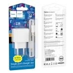 Купити Мережевий Зарядний Пристрій Hoco CS11A 1USB 2.1A+USB to Micro, 2