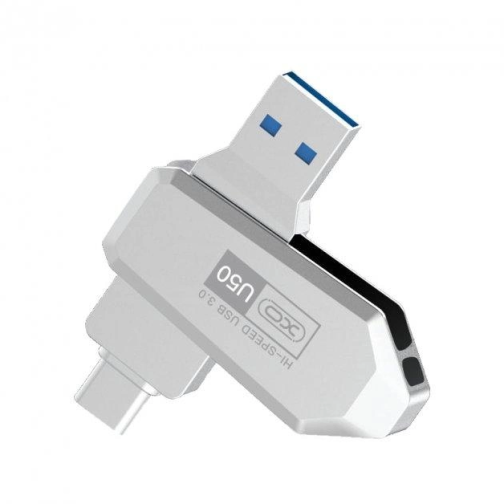 Купити USB флеш-накопичувач XO U50 USB3.0+Type C 256GB, 3