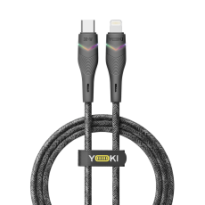 Купить USB YOKI RGB YK-RG24 Type-C to Lightning 30W 1.2m