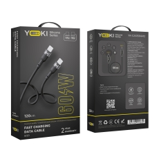 Купити Кабель USB YOKI SILICONE YK-SI50 Type-C to Type-C 60W 1.2m