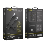 Купити Кабель USB YOKI SILICONE YK-SI50 Type-C to Type-C 60W 1.2m, 2