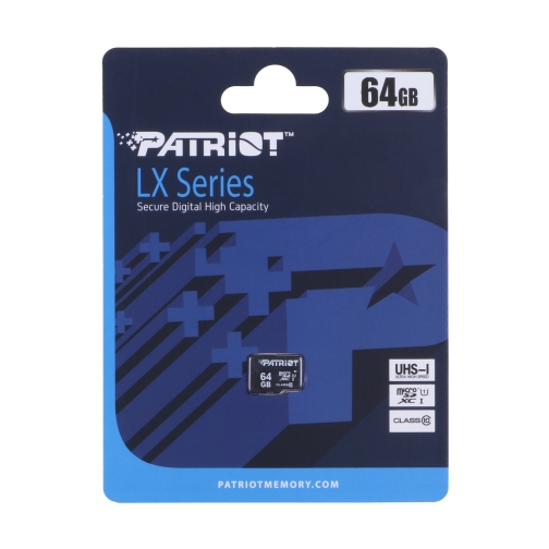 Купити Карта Пам'яті Patriot LX Series MicroSDXC (UHS-1) 64gb 10 Class