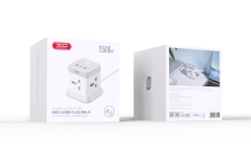 Купити Мережевий Подовжувач XO WL20 20W Square Socket 4AC +USB-A+1USB-C PD/QC 2m