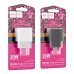 Купити Мережевий Зарядний Пристрій Hoco CS13A 1USB-C PD/QC 20W, 2
