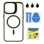 Купити Чохол TPU+PC+Metal Stand Case with MagSafe and Camera Lenses для iPhone 15 Pro Max, 6