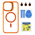 Купити Чохол TPU+PC+Metal Stand Case with MagSafe and Camera Lenses для iPhone 15 Pro Max, 8