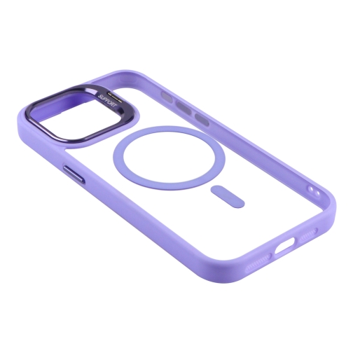 Купити Чохол TPU+PC+Metal Stand Case with MagSafe and Camera Lenses для iPhone 15 Pro Max, 13