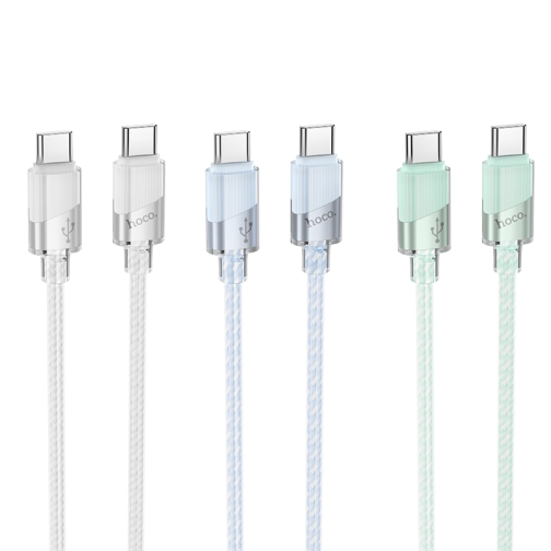 Купить USB Hoco U132 60W Type-C to Type-C 1.2m, 6