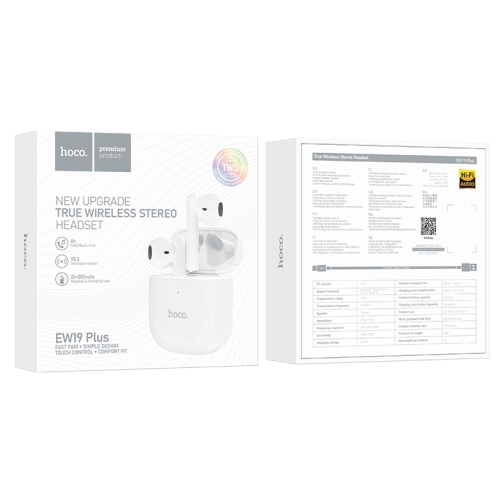 Купить Блютуз Стерео Гарнитура Hoco EW19 Plus, 3